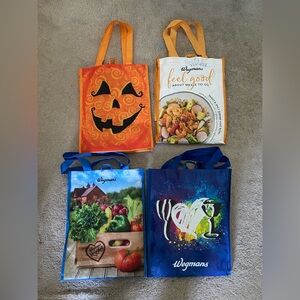 Reusable Wegman’s Grocery Shopping Tote Bags